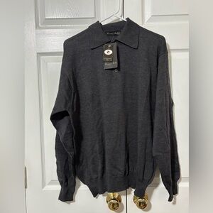 Men's Black Sweater Sz L New with Tags